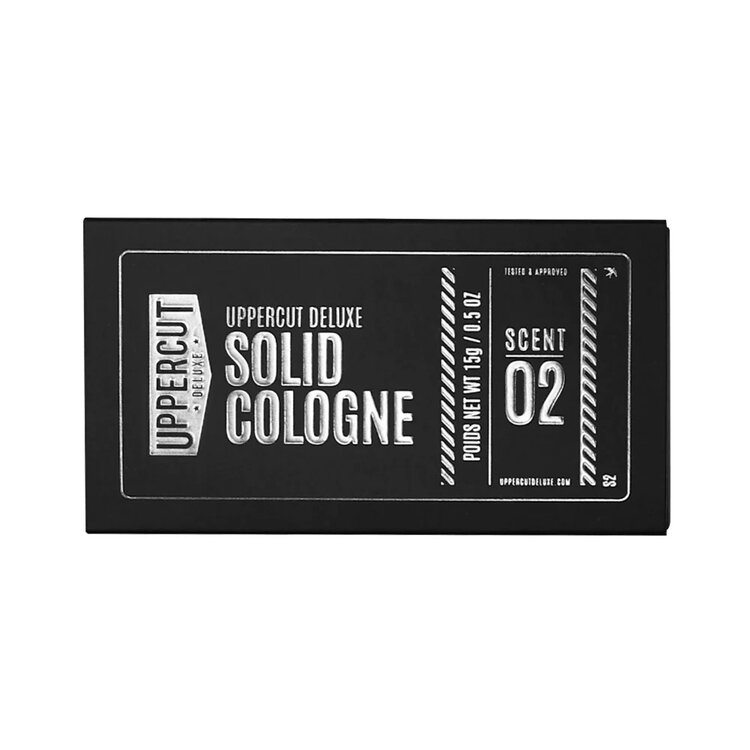 UPPERCUT DELUXE Cologne Solide Après-Rasage – Fraîcheur Pratique et Format Compact