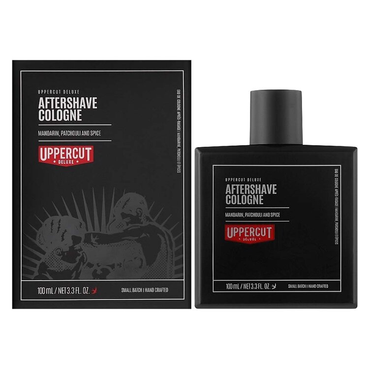 UPPERCUT DELUXE Eau de Cologne Après-Rasage – Rafraîchit, Apaise et Tonifie