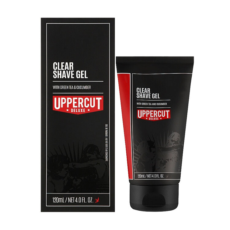 UPPERCUT DELUXE Gel à Raser Transparent – Rasage Précis et Visibilité Maximale