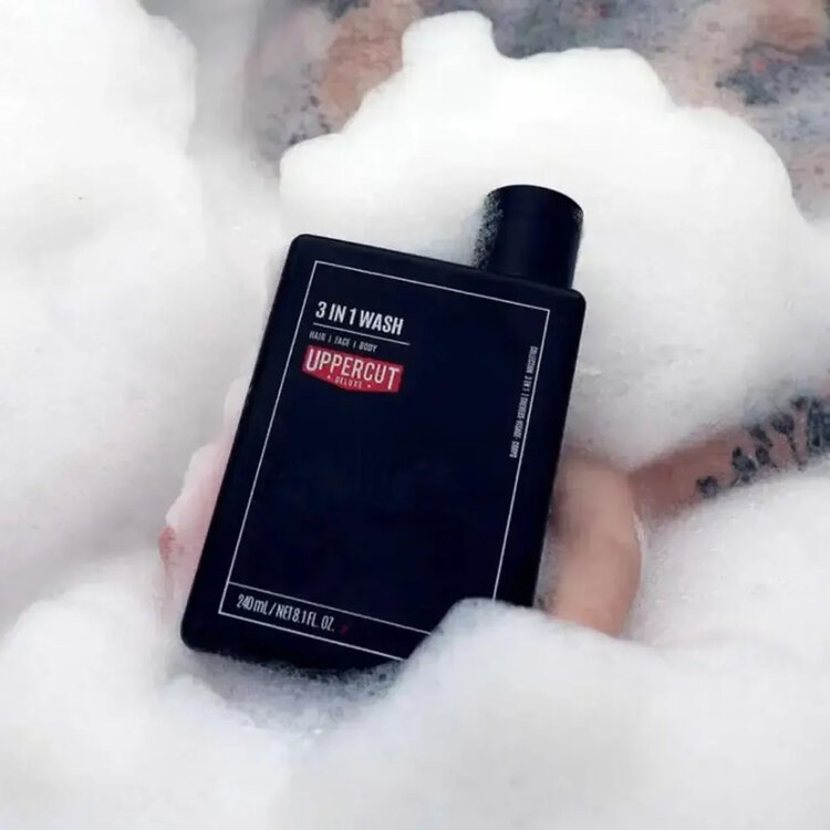 UPPERCUT DELUXE 3-En-1 | Shampooing – Nettoie, Rafraîchit et Simplifie ta Routine