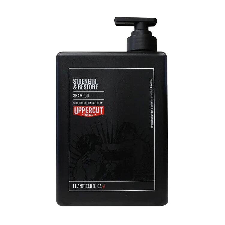 UPPERCUT DELUXE Strength & Restore | Shampooing – Nettoie, Renforce et Revitalise les Cheveux Fatigués