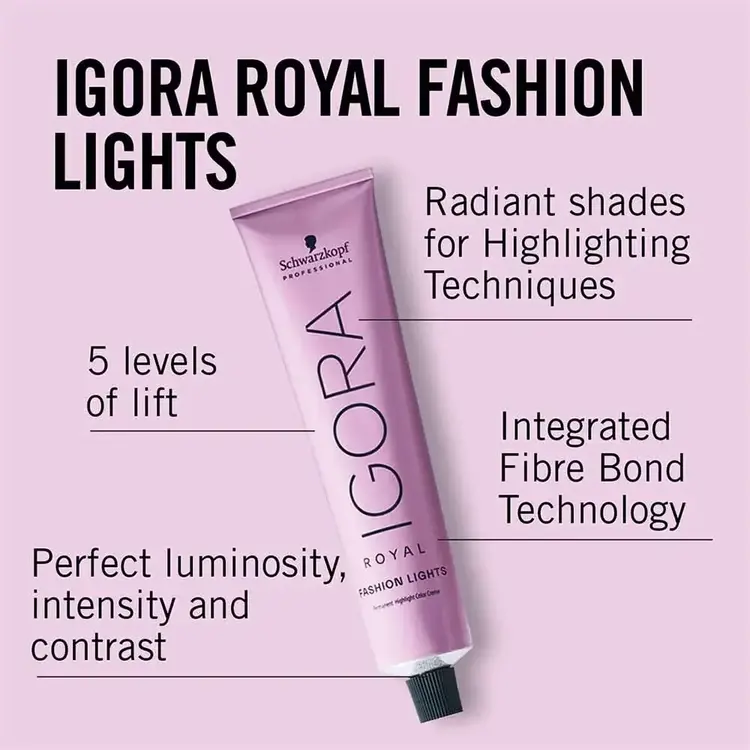 SCHWARZKOPF IGORA . ROYAL . FASHION LIGHTS | Coloration Permanente Crème Éclaircissante (60ml/2oz)