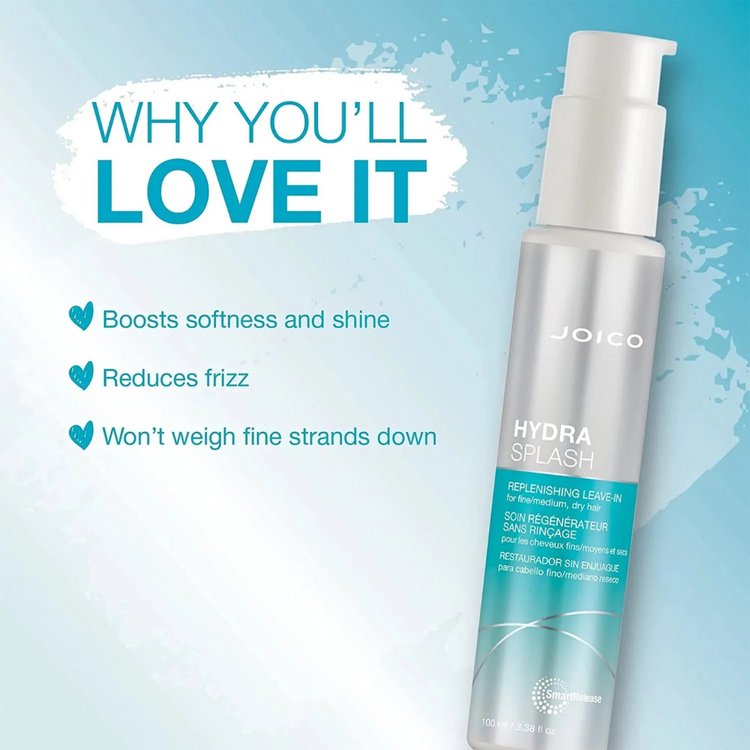 JOICO HydraSplash | Leave-In Regenerating Treatment – Lightweight Hydration and Shine