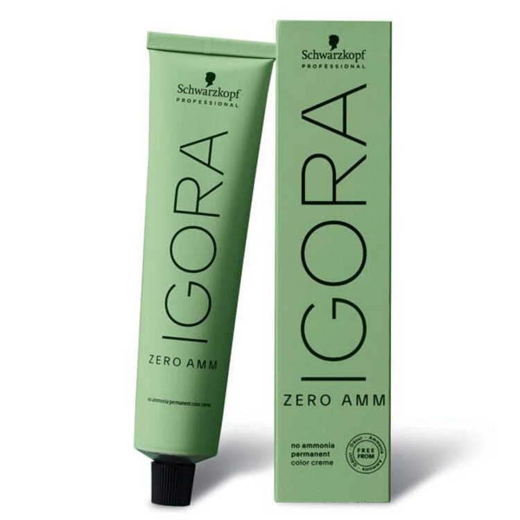 SCHWARZKOPF IGORA . ZERO AMM | Coloration Permanente Crème . Sans Ammoniaque (60ml/2oz)