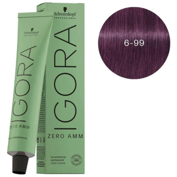 SCHWARZKOPF IGORA . ZERO AMM | No Ammonia Permanent Color Cream (60ml/2oz)