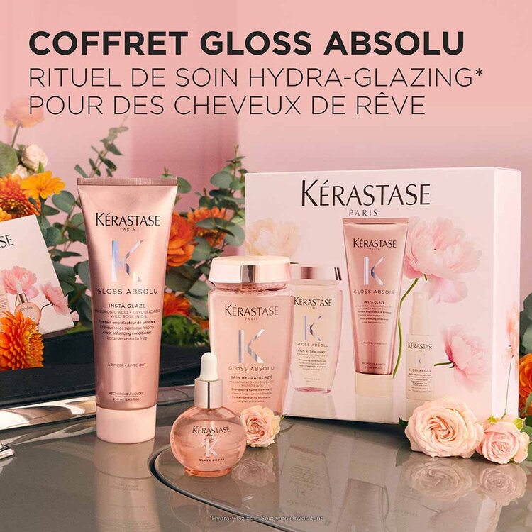 KÉRASTASE Gloss Absolu | Coffret de Printemps 2026 – Routine Brillance Ultime Pour Cheveux Lisses et Lumineux