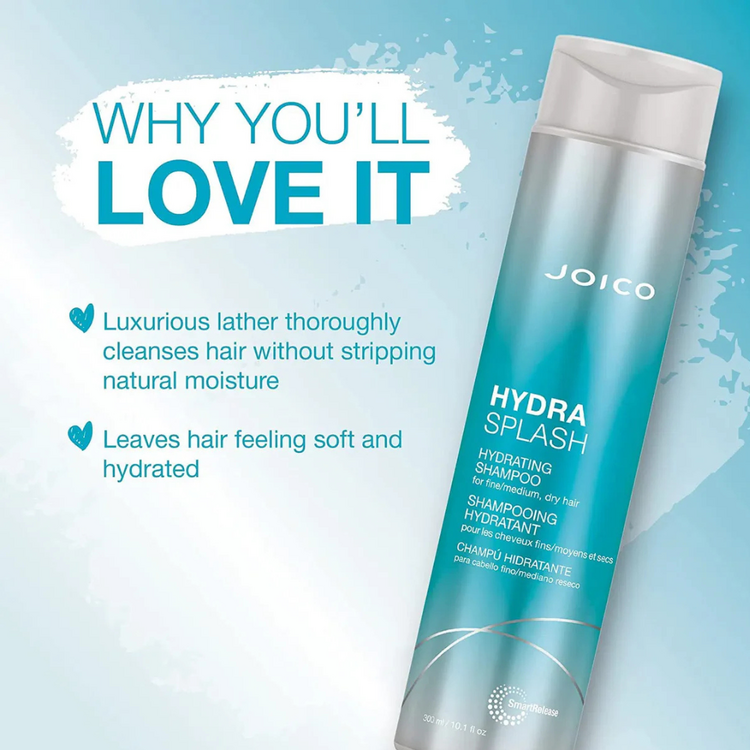JOICO HydraSplash | Shampooing Hydratant – Nettoyage Doux et Hydratation Légère