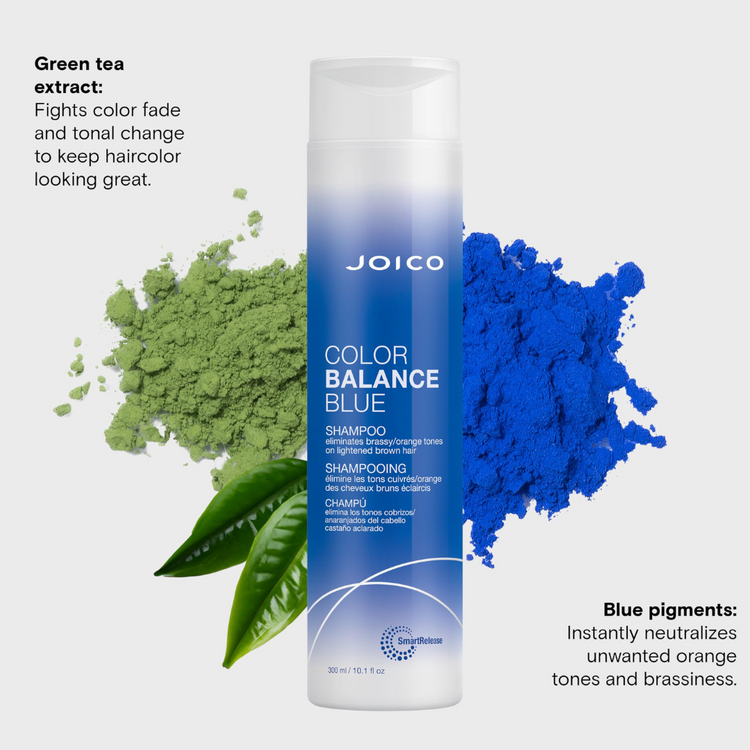 JOICO Color Balance Blue | Shampooing – Neutralisation des Reflets Orangés et Protection Couleur