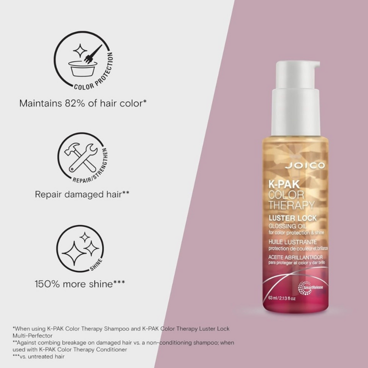 JOICO K-Pak Color Therapy | Huile Lustrante – Brillance Intense et Protection Couleur