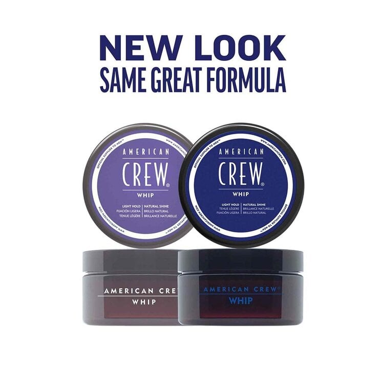 AMERICAN CREW Whip | Light Hold Natural Shine – Lightweight whipped styling cream