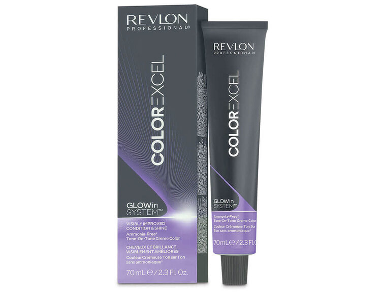 REVLON PROFESSIONAL COLOR EXCEL | GLOW in SYSTEM Ammonia-Free Tone-On-Tone Creme Color (70ml/2.3oz)
