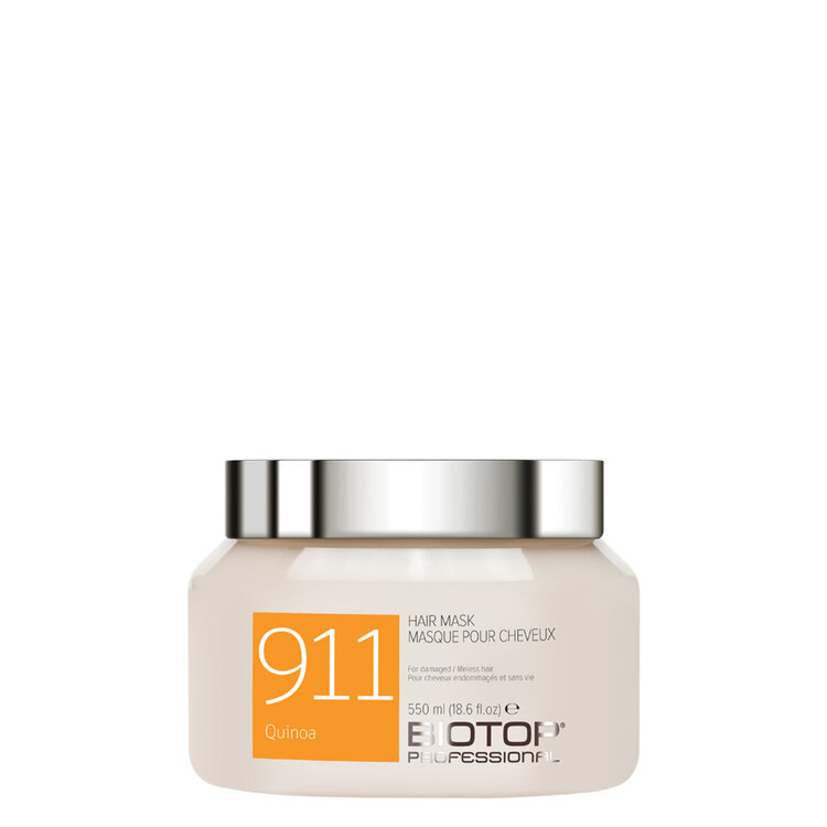 BIOTOP PROFESSIONAL 911 Quinoa | Masque — Réparateur Intensif Pour Cheveux Secs et Abîmés