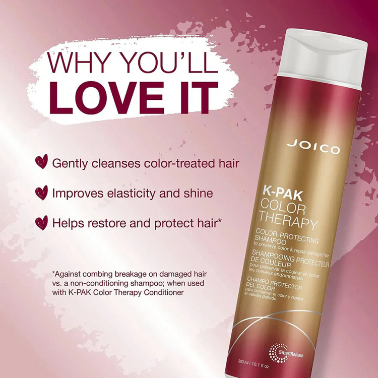 JOICO K-Pak Color Therapy | Shampooing Protecteur de Couleur – Nettoyage Doux et Protection de la Couleur