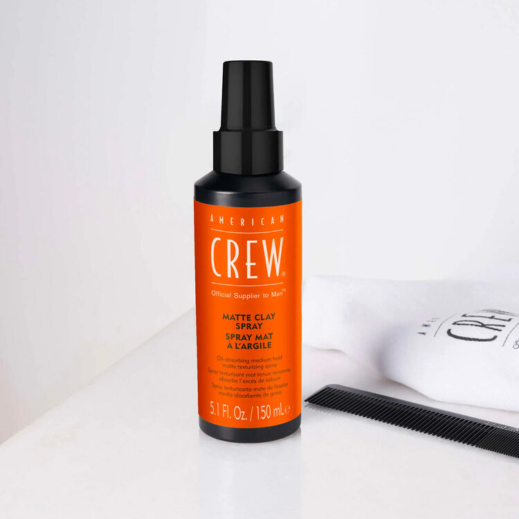 AMERICAN CREW Matte Clay Spray | Flexible Hold Natural Finish – American Crew Texture Spray