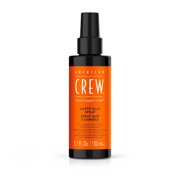 AMERICAN CREW Matte Clay Spray | Flexible Hold Natural Finish – American Crew Texture Spray