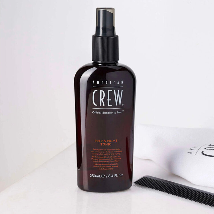 AMERICAN CREW Prep & Prime Tonic | Base de Coiffage – Prépare, Hydrate et Facilite le Styling
