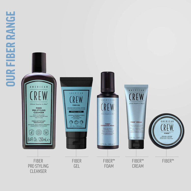 AMERICAN CREW Fiber Foam | Mousse Coiffante Fibreuse – Volume, Contrôle et Fini Naturel