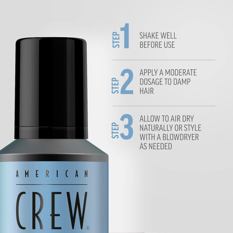 AMERICAN CREW Fiber Foam | Fibrous Hair Foam – Volume, Control and Natural Finish