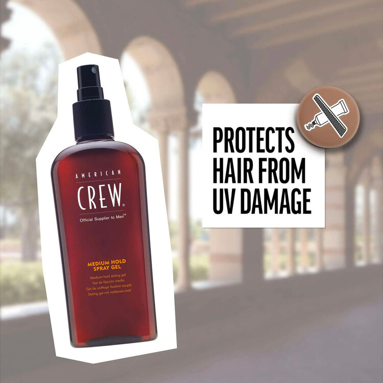 AMERICAN CREW Medium Hold Spray Gel | Flexible Hold – Spray-On Styling Gel