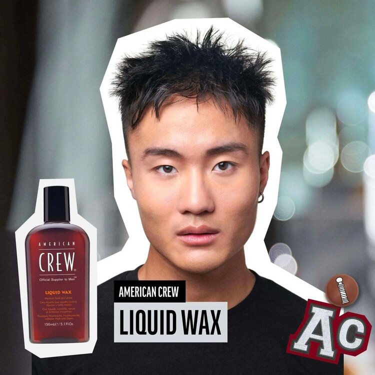 AMERICAN CREW ***Liquid Wax | Tenue et Brillance Moyenne – Cire Liquide Contrôle Flexible