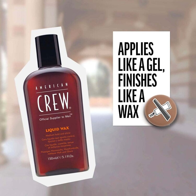 AMERICAN CREW ***Liquid Wax | Tenue et Brillance Moyenne – Cire Liquide Contrôle Flexible