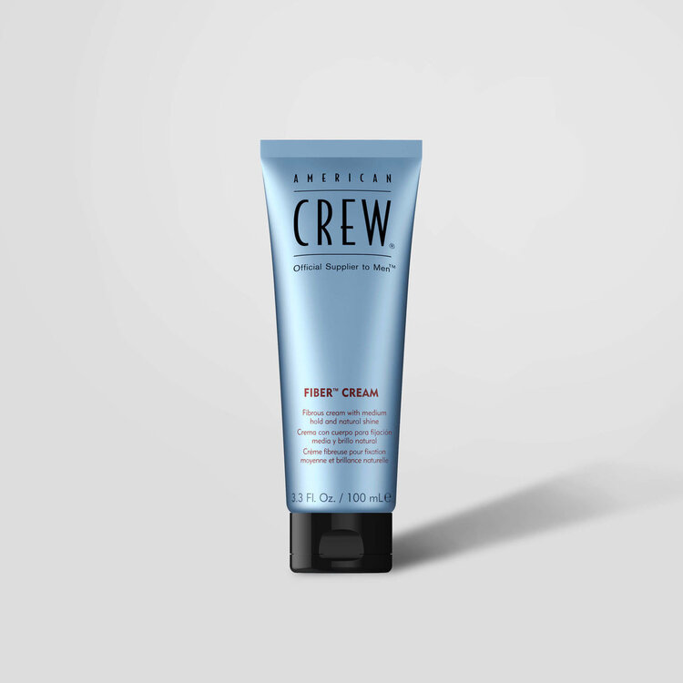 AMERICAN CREW Fiber Cream | Fixation Moyenne Brillance Naturelle – Crème Texturisante Flexible