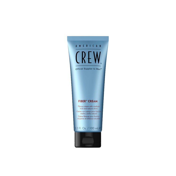 AMERICAN CREW Fiber Cream | Fixation Moyenne Brillance Naturelle – Crème Texturisante Flexible