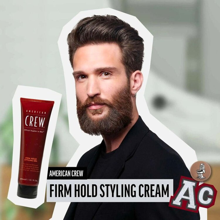 AMERICAN CREW Firm Hold Styling Gel | Strong Hold – Long-Lasting Control Gel