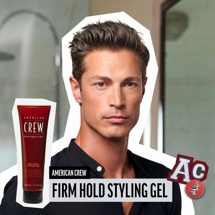 AMERICAN CREW Firm Hold Styling Gel | Fixation Forte – Gel Coiffant Contrôle Longue Durée