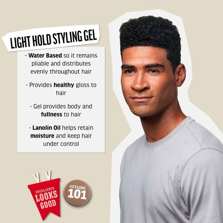 AMERICAN CREW Light Hold Styling Gel | Fixation Légère – Gel Coiffant Contrôle Souple