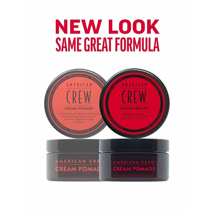 AMERICAN CREW Cream Pomade | American Crew Light Hold Styling Pomade with Low Shine