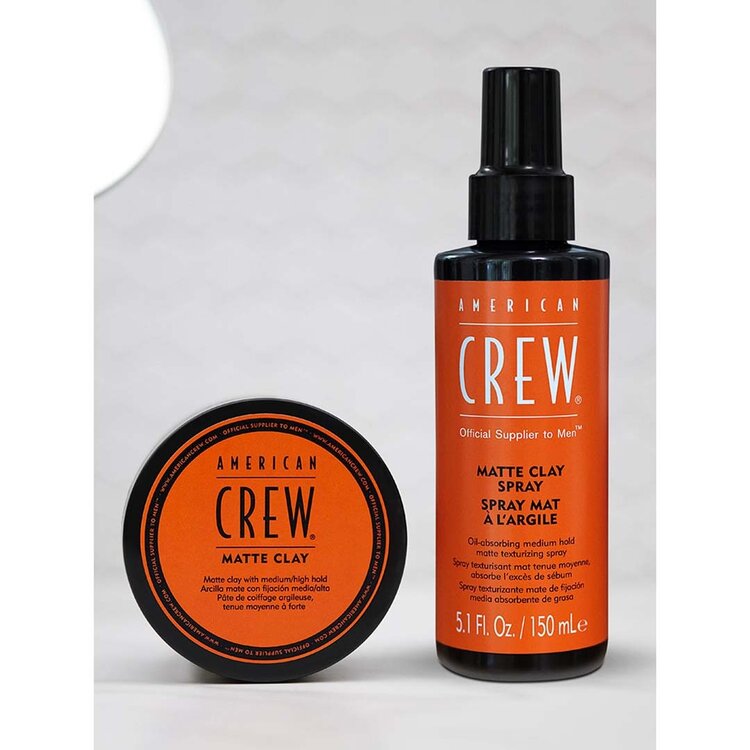 AMERICAN CREW Matte Clay | Argile Coiffante – Fixation Forte et Fini Ultra Mat
