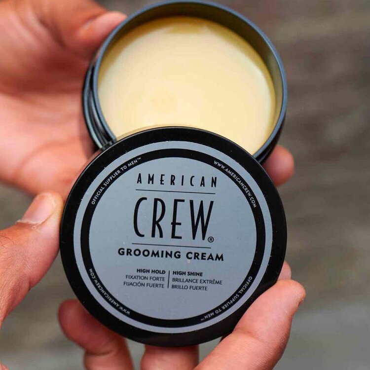 AMERICAN CREW Grooming Cream | Crème Coiffante – Fixation Forte et Brillance Élevée