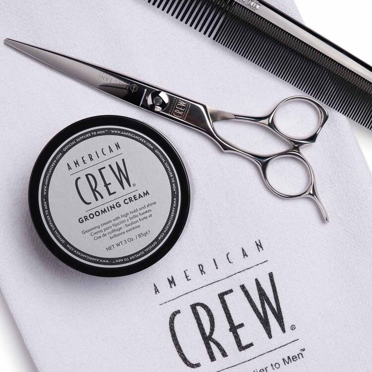 AMERICAN CREW Grooming Cream | Crème Coiffante – Fixation Forte et Brillance Élevée