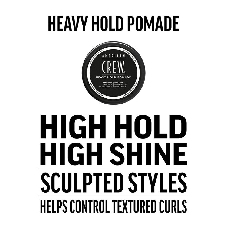 AMERICAN CREW Heavy Hold Pomade | American Crew Extra Strong Hold High Shine Pomade