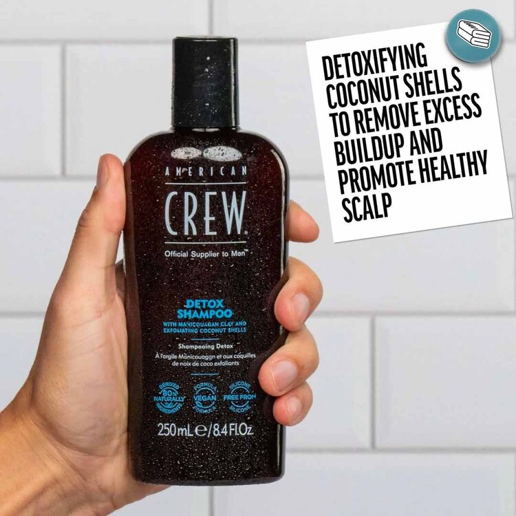 AMERICAN CREW Detox Shampoo | American Crew Deep Cleansing Clarifying Shampoo