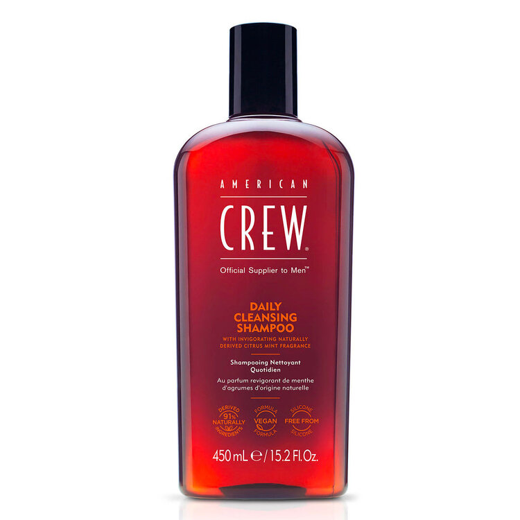 AMERICAN CREW Daily Cleansing | Shampooing Quotidien – Nettoie en Douceur et Rafraîchit le Cuir Chevelu