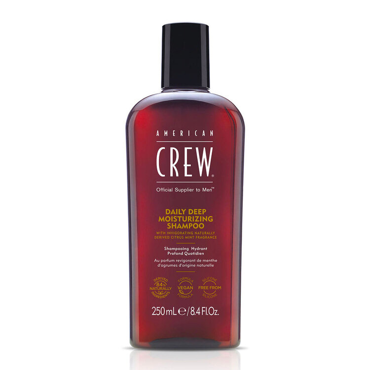 AMERICAN CREW Daily Deep Moisturizing | Deep Hydrating Shampoo – Gently Cleanses and Intensely Nourishes