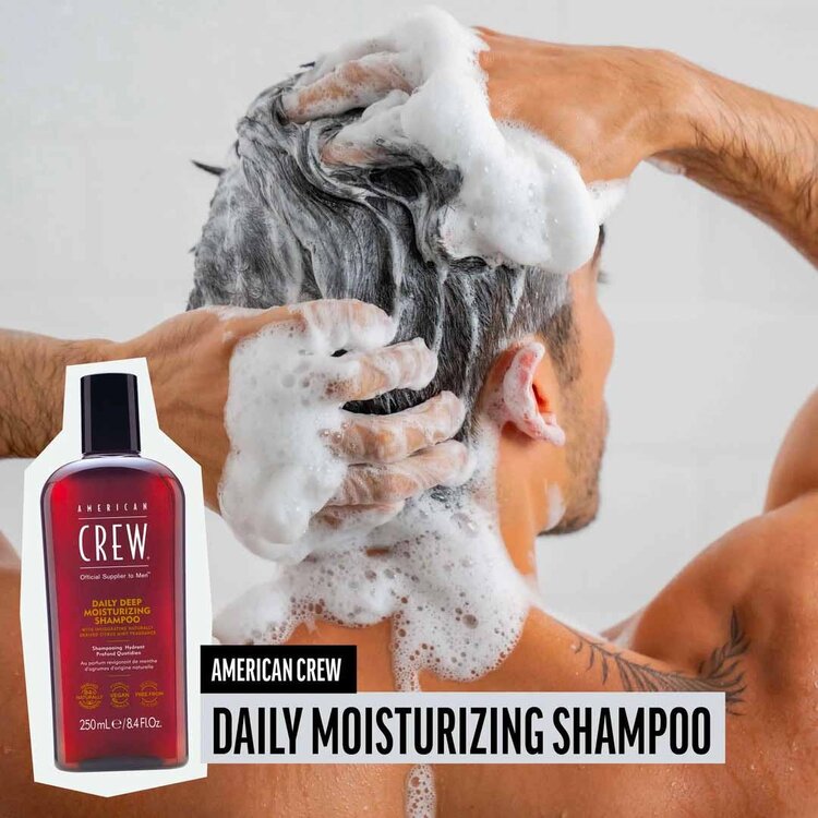 AMERICAN CREW Daily Deep Moisturizing | Shampooing Hydratation Intense – Nettoie en Douceur et Nourrit Intensément