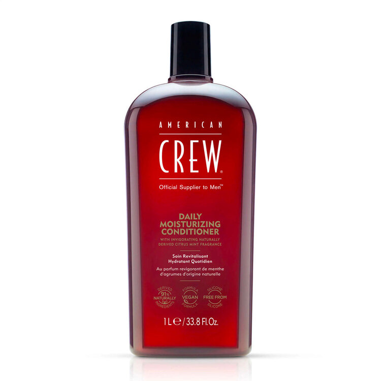 AMERICAN CREW Daily Moisturizing | Hydrating Conditioner – Moisturizes and Softens Without Weighing Down