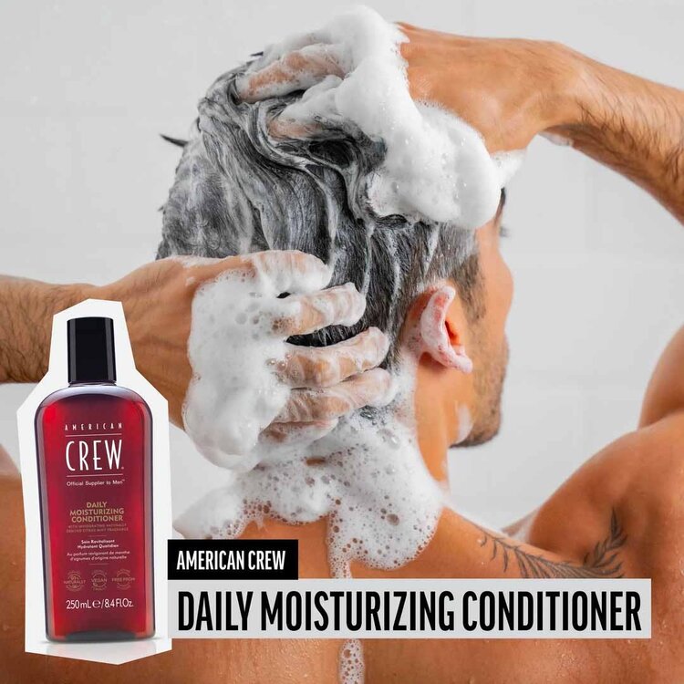 AMERICAN CREW Daily Moisturizing | Hydrating Conditioner – Moisturizes and Softens Without Weighing Down