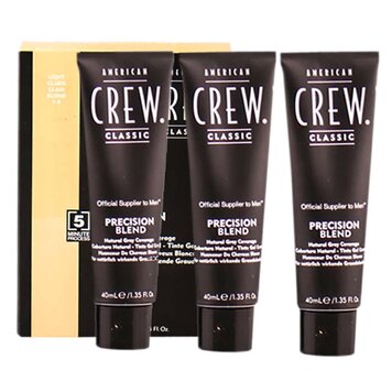AMERICAN CREW Precision Blend | Nuanceur de Cheveux Blancs 3 x (40ml/1.35 oz)