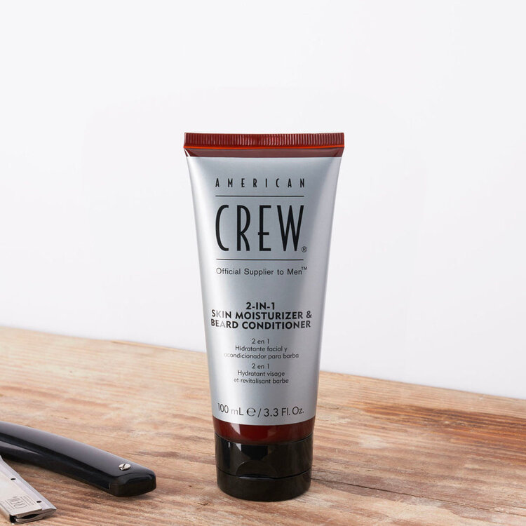 AMERICAN CREW Beard | 2-In-1 Skin Moisturizer and Beard Conditioner – Hydrates and Softens