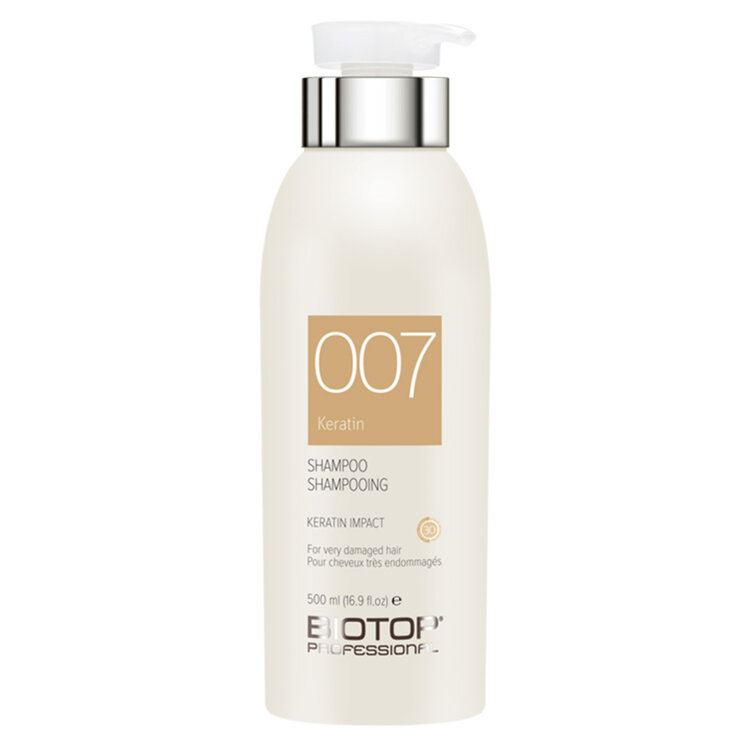 BIOTOP PROFESSIONAL ***007 Keratin | Repair Shampoo — Strengthening Cleanse for Damaged Hair