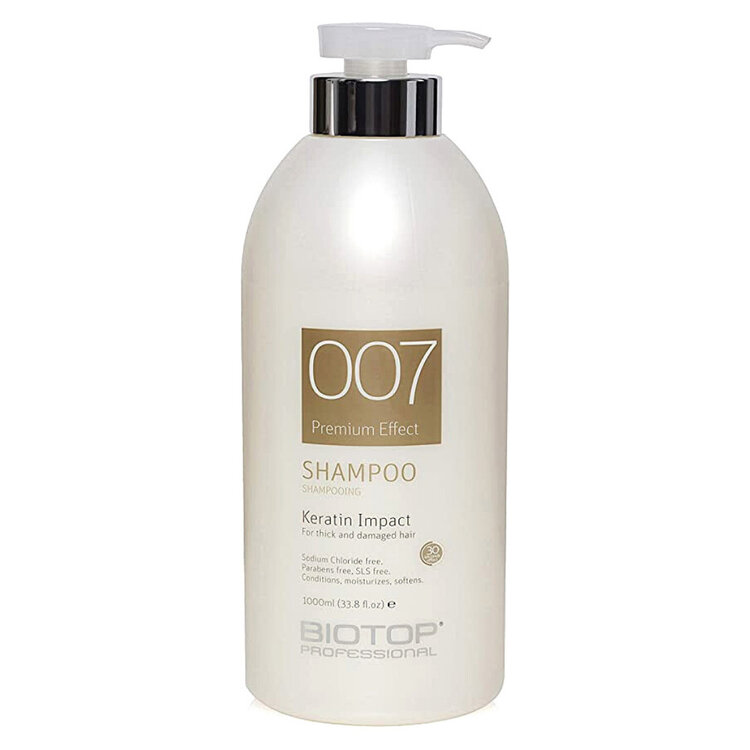 BIOTOP PROFESSIONAL ***007 Keratin | Repair Shampoo — Strengthening Cleanse for Damaged Hair