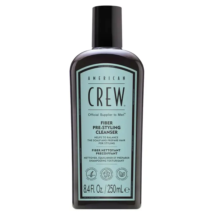 AMERICAN CREW Fiber | Pre-Styling Cleanser – Cleans and Prepares Hair for Styling