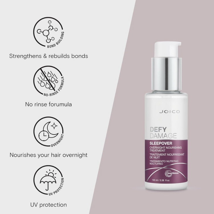 JOICO Defy Damage | Traitement de Nuit - Répare et renforce les cheveux pendant la nuit