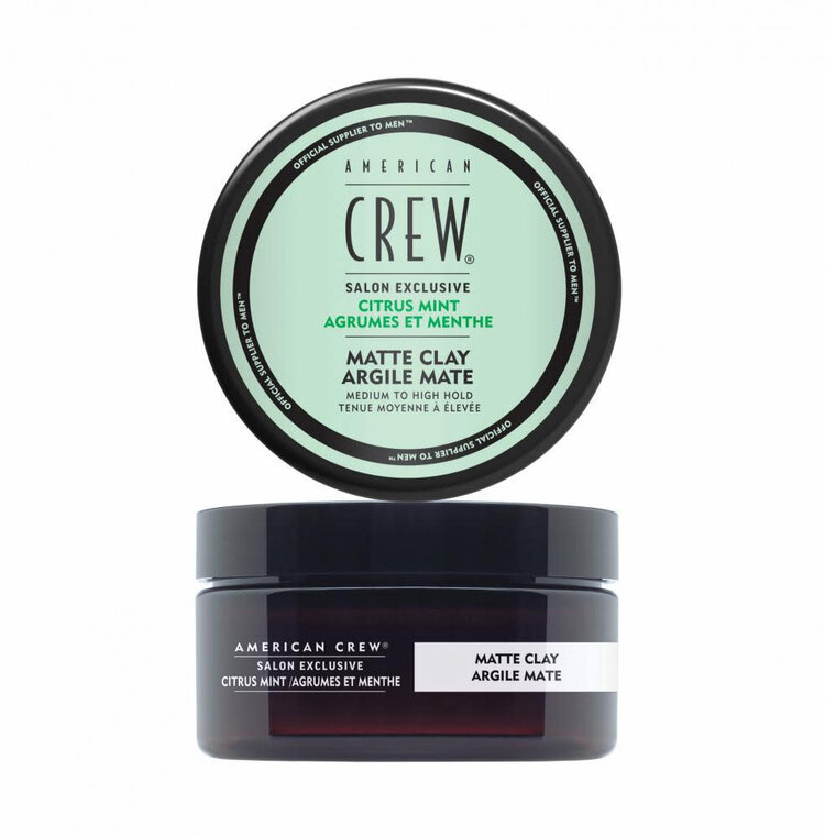 AMERICAN CREW Agrumes et Menthe | Argile Mate – Tenue Forte et Texture Naturelle