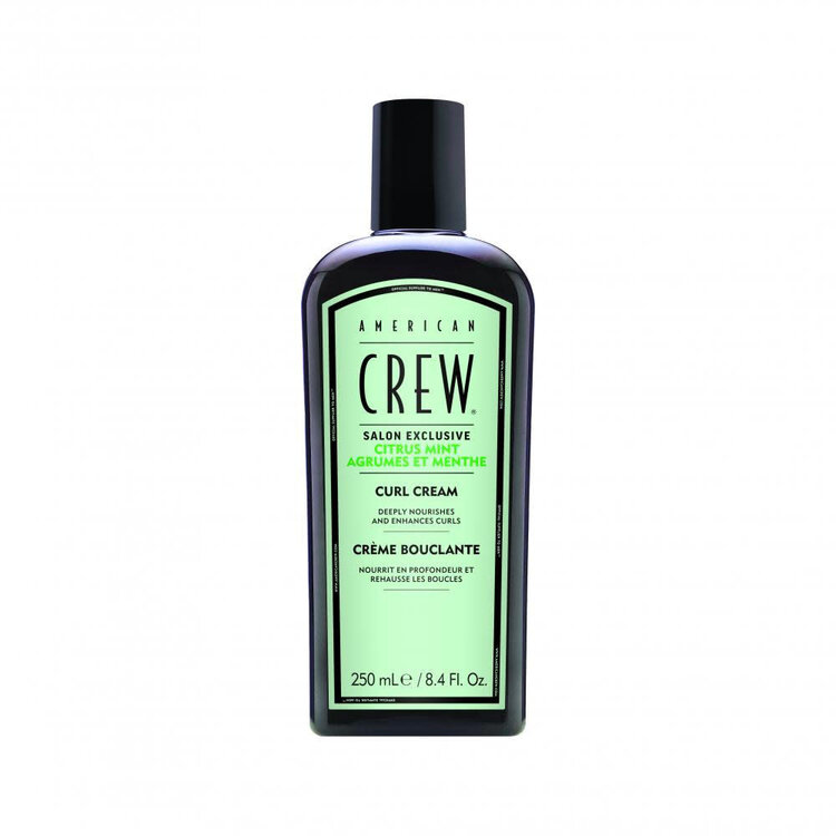 AMERICAN CREW Citrus & Mint | Curl Cream – Flexible Definition and Natural Curl Control