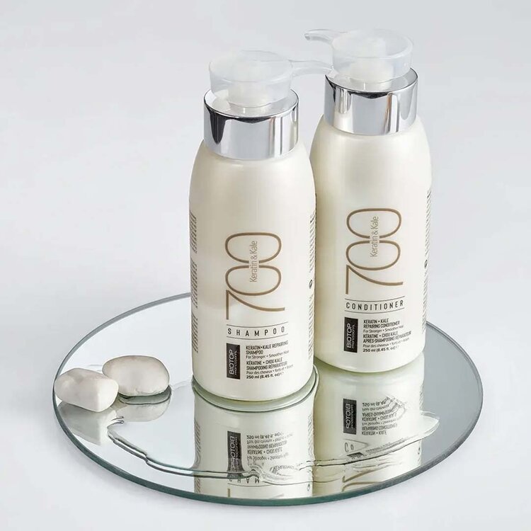 BIOTOP PROFESSIONAL  700 Keratin & Kale | Après-Shampooing Réparateur – Force, Douceur et Réparation